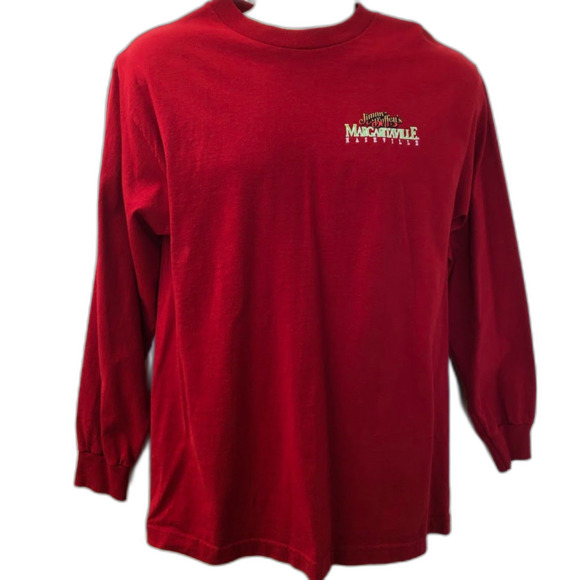 Jimmy Buffet Nashville Music City Margaritaville LD T-Shirt Men's Unisex Red M - Picture 1 of 9